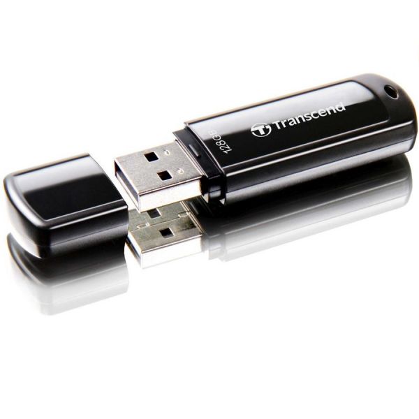 Флешка Transcend JetFlash 700 128Гб черный